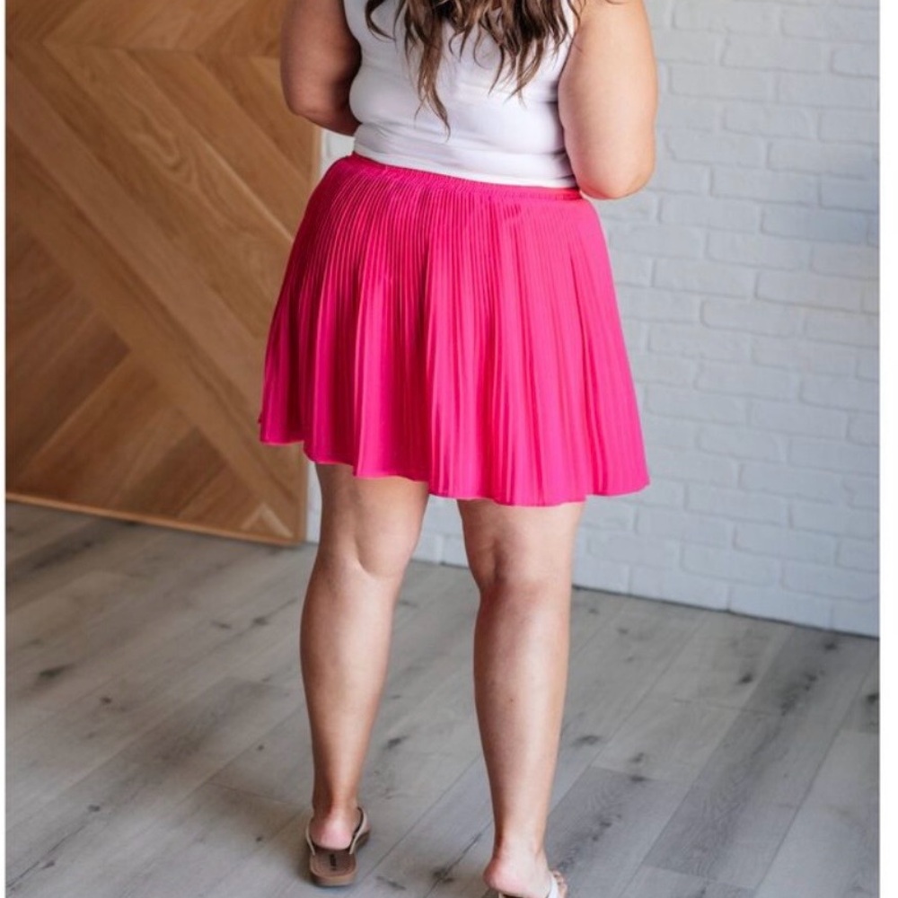 JODIFL Hot Pink Skater Skirt - Picture 5 of 8